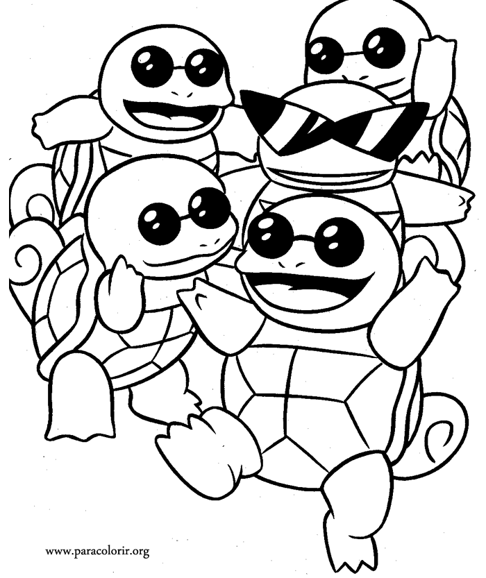 Dibujos De Squirtle Para Colorear Y Pintar Im Genes Para Dibujar Gratis