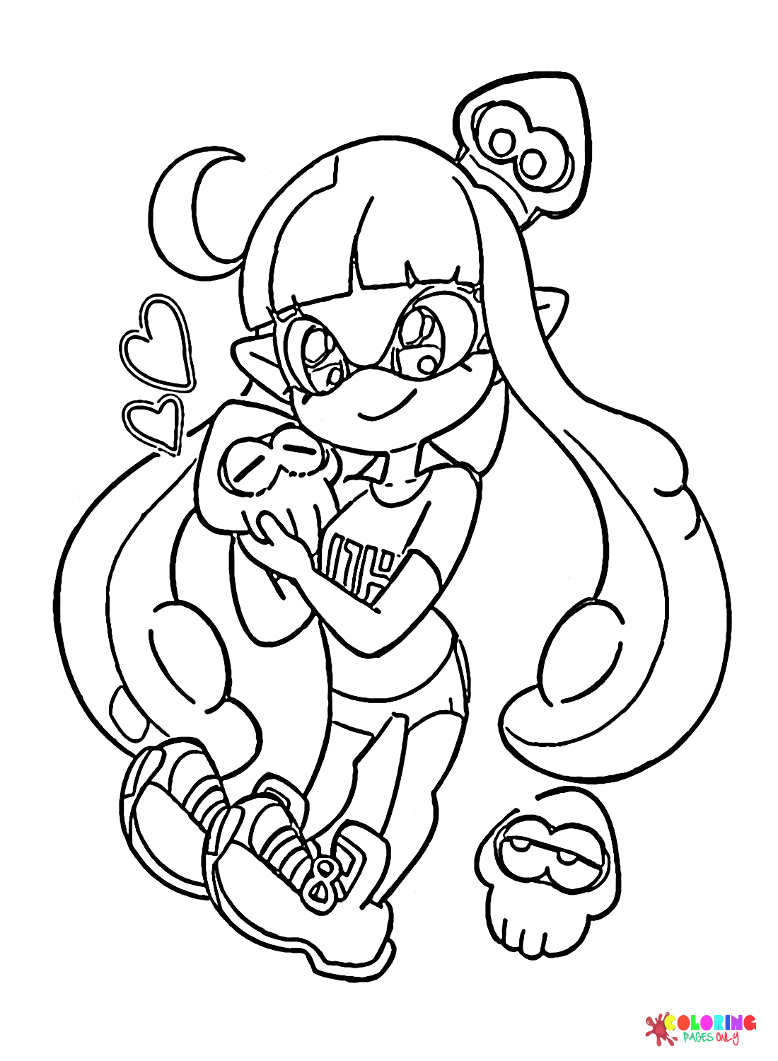 Splatoon Para Colorear y Pintar Imágenes Para Dibujar Gratis