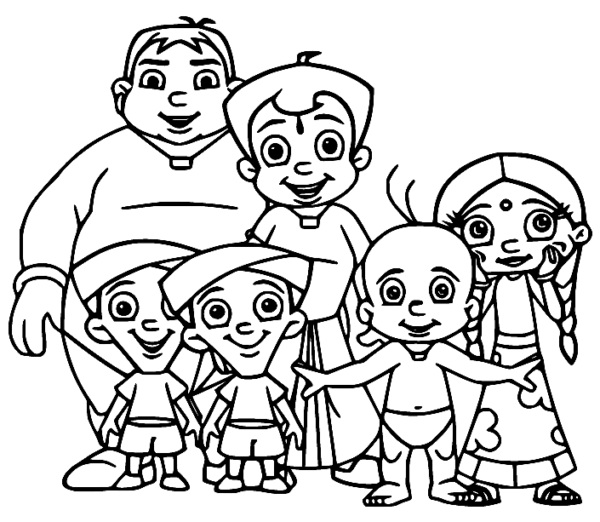 Dibujos Para Colorear Chhota Bheem Y Pintar Im Genes Para Dibujar Gratis