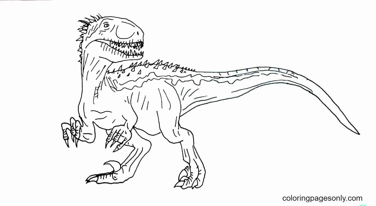 Indominus Para Colorear Y Pintar Im Genes Para Dibujar Gratis