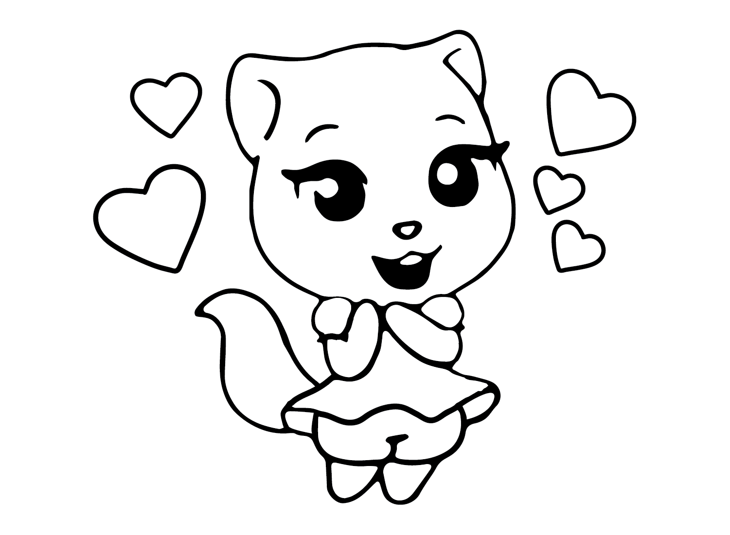 Dibujos para colorear de Talking Angela y Pintar Imágenes Para