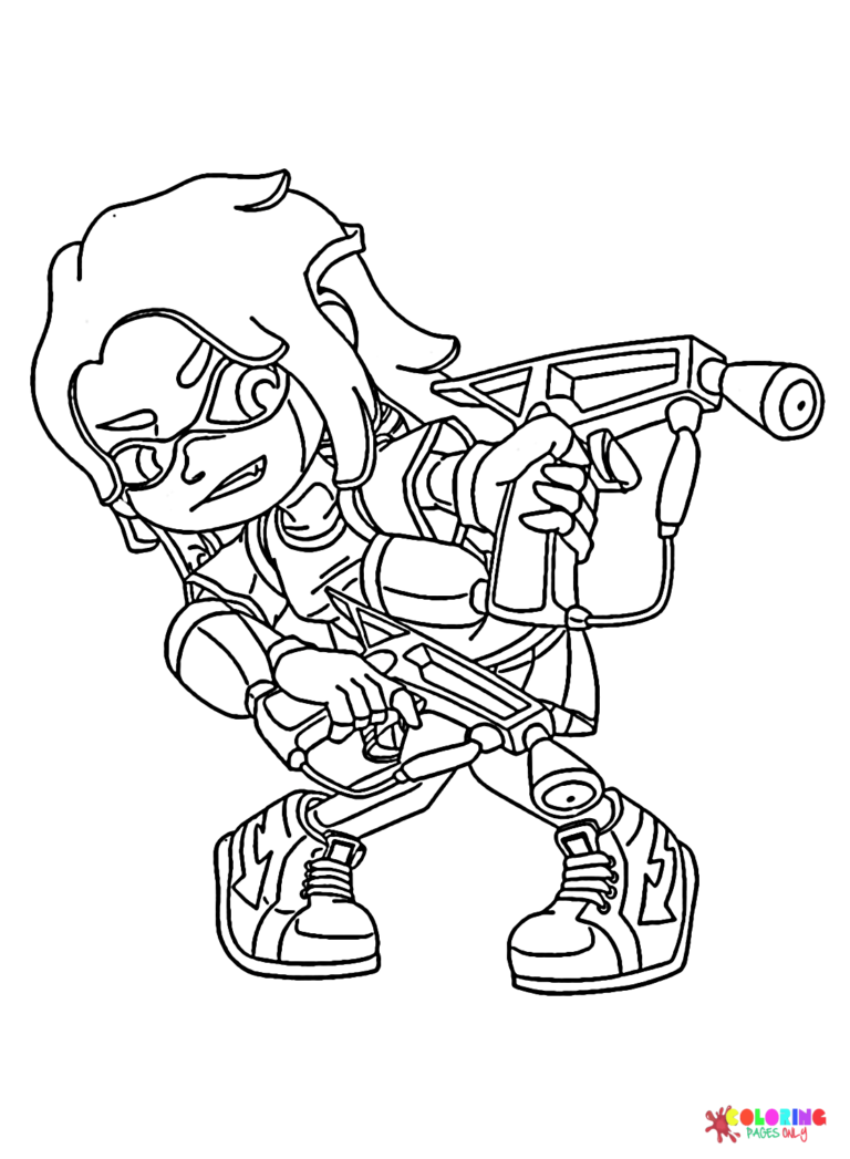 Splatoon Para Colorear y Pintar Imágenes Para Dibujar Gratis