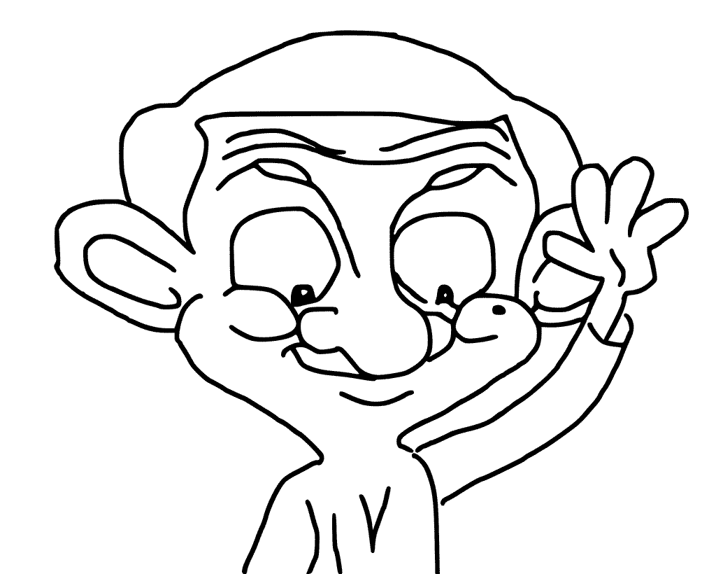 Mr Bean Para Colorear Y Pintar Im Genes Para Dibujar Gratis