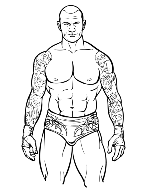 dibujos para colorear wwe y Pintar Imágenes Para Dibujar Gratis