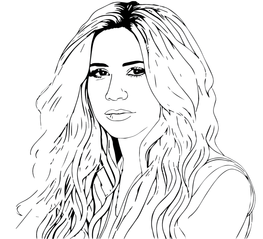 Shakira Para Colorear Y Pintar Im Genes Para Dibujar Gratis