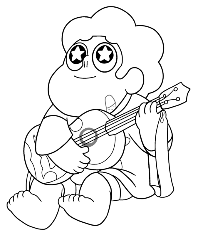 Steven Universe Para Colorear y Pintar Imágenes Para Dibujar Gratis