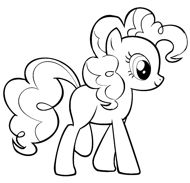 Paginas Para Colorear De Pinkie Pie y Pintar Imágenes Para Dibujar Gratis