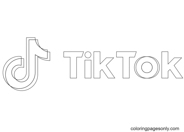 Tik Tok Para Colorear y Pintar Imágenes Para Dibujar Gratis