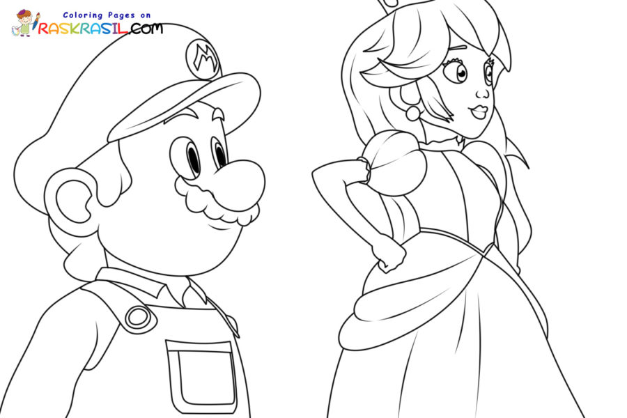 dibujos para colorear de la princesa peach