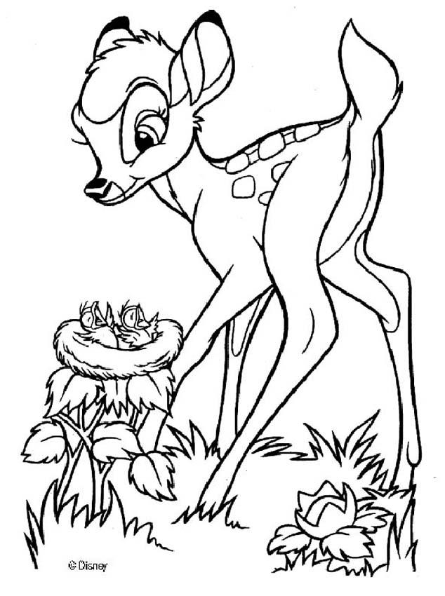 Dibujos Para Colorear De Bambi Y Pintar Imágenes Para Dibujar Gratis 6114