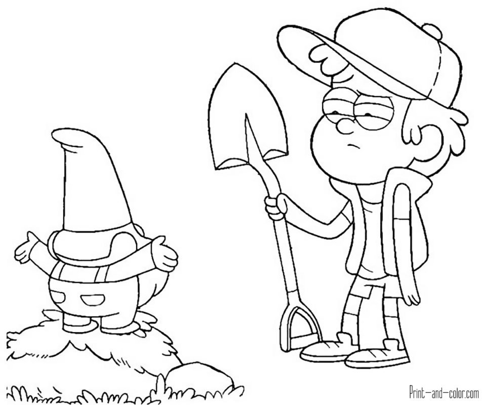 Dibujos de Gravity Falls para colorear y Pintar - Imágenes Para Dibujar ...