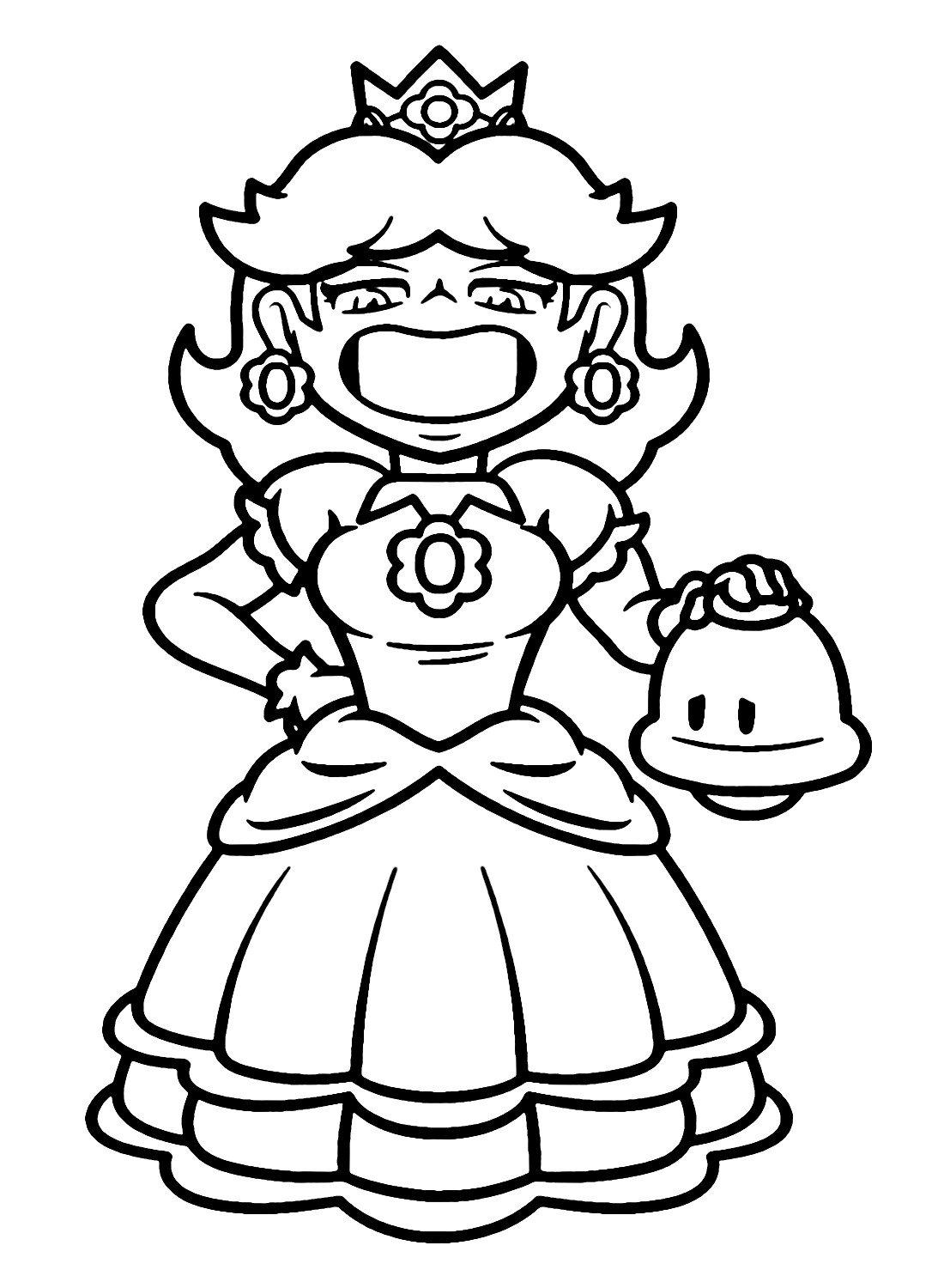 dibujos para colorear de la princesa daisy