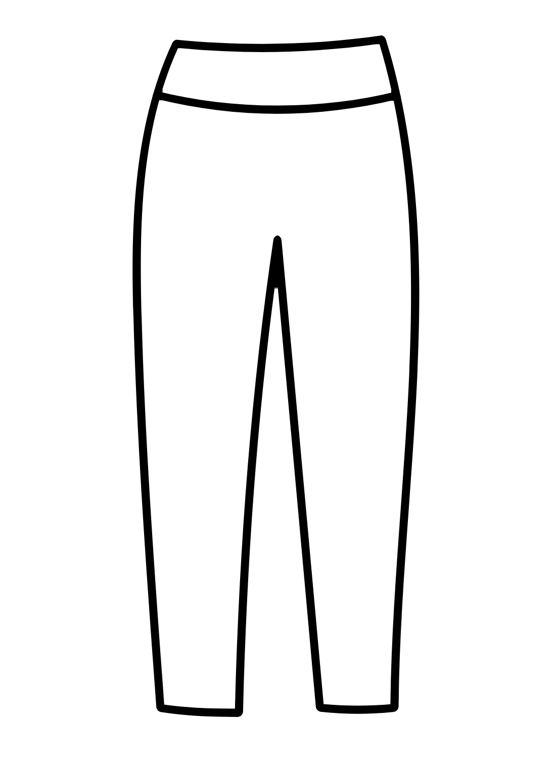 Pantalones Para Colorear Y Pintar - Imágenes Para Dibujar Gratis