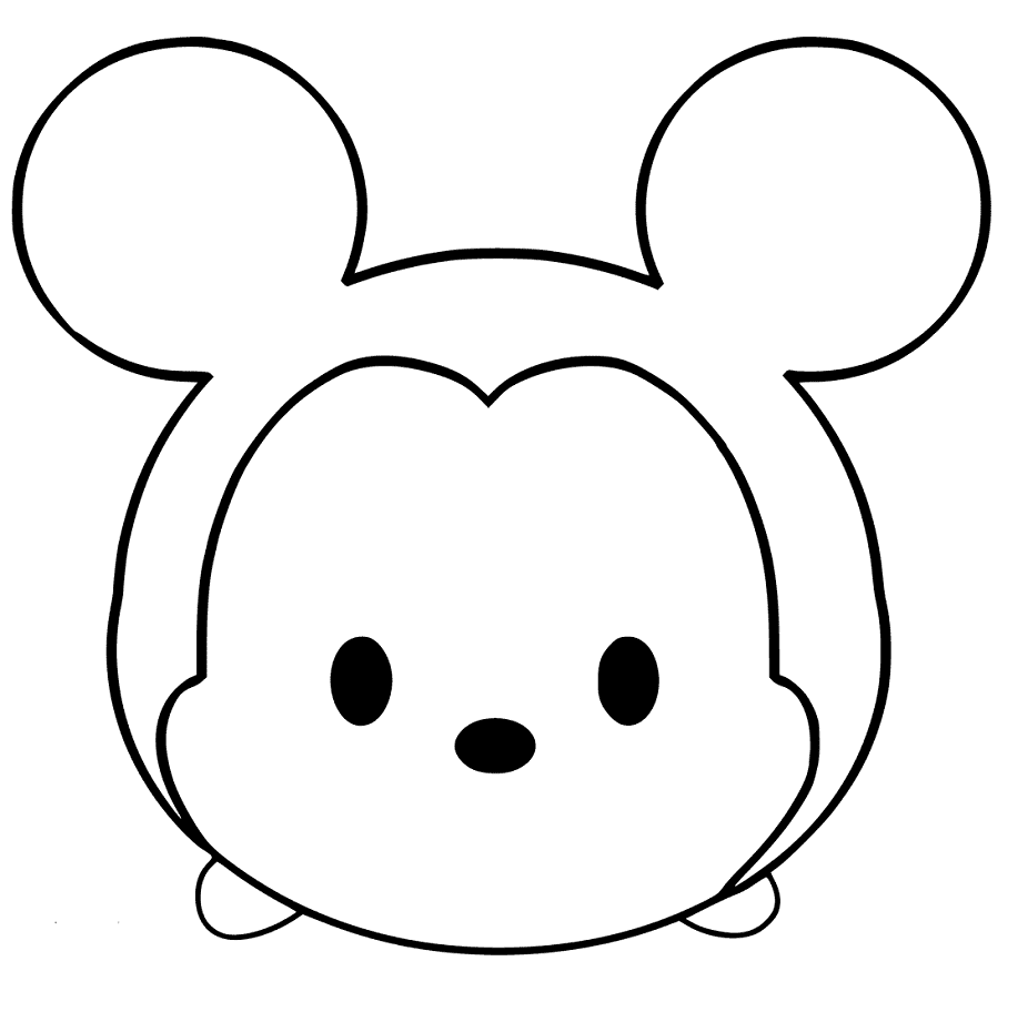 Tsum Tsum Mandalas Bambi Stitch Kawaii Libro Colorear Disney