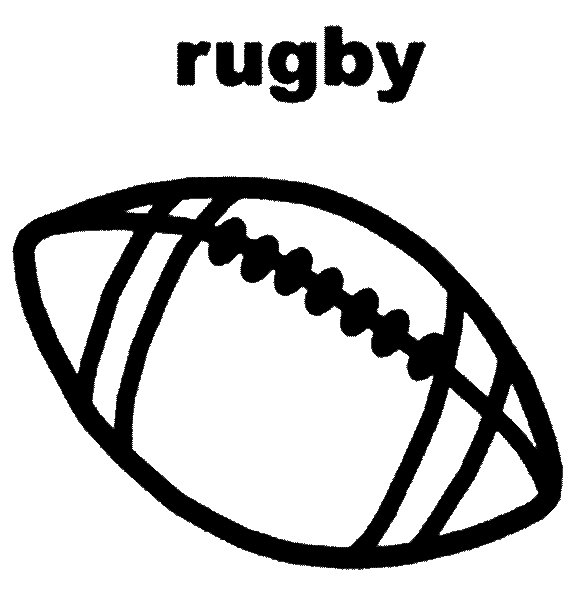 Dibujos Para Colorear De Rugby Y Pintar Imágenes Para Dibujar Gratis 3842