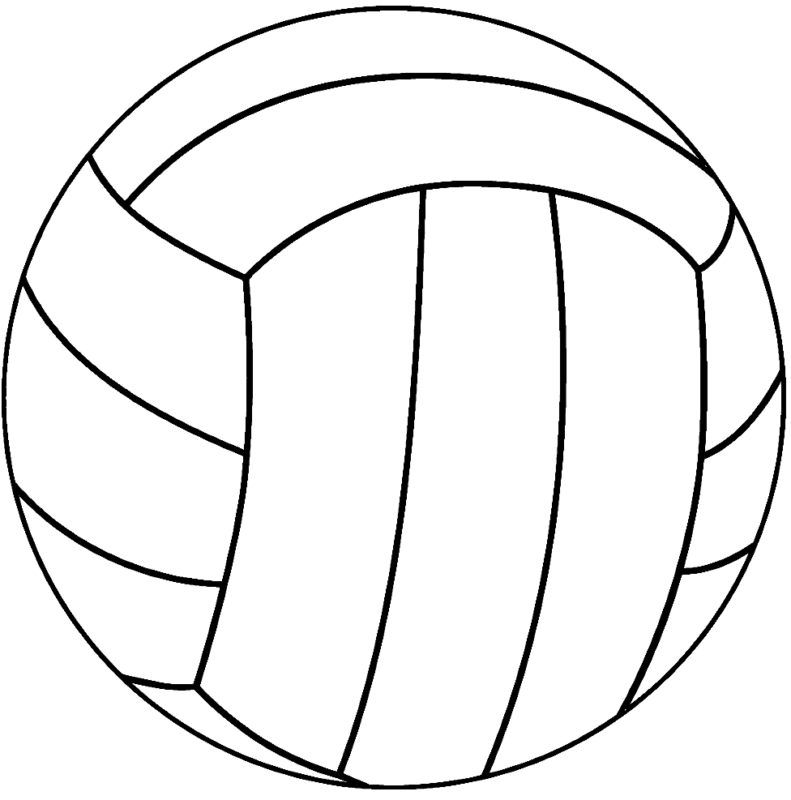 Voleibol Para Colorear Y Pintar Imágenes Para Dibujar Gratis