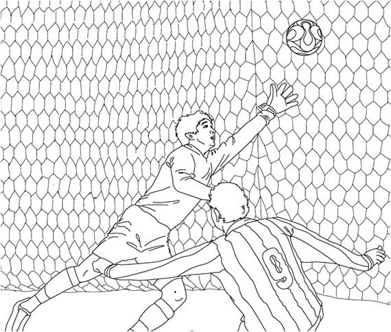 Dibujos para colorear libro para colorear fútbol pelota de playa